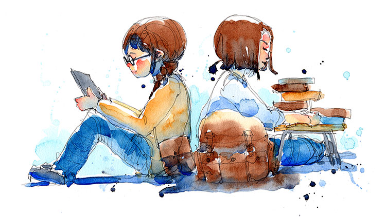 Reading Routine: Print or Digital? Go Newspaper!
